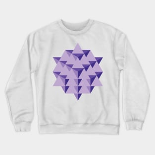 64 Tetrahedron Grid Crewneck Sweatshirt